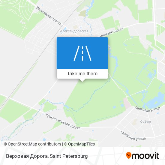 Верховая Дорога map