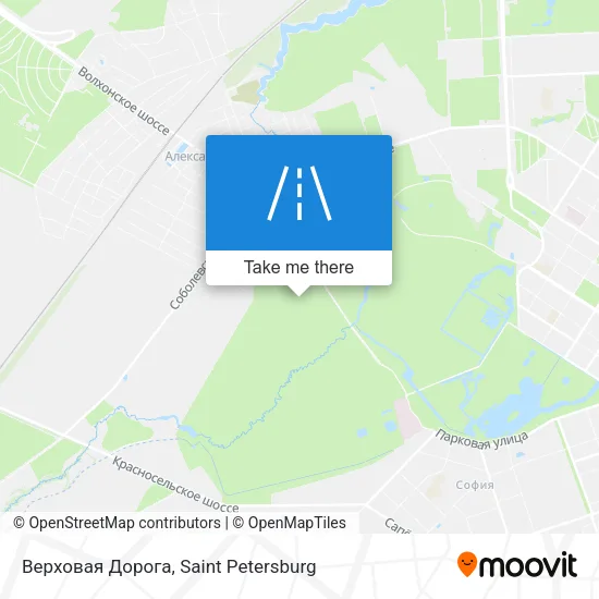 Верховая Дорога map