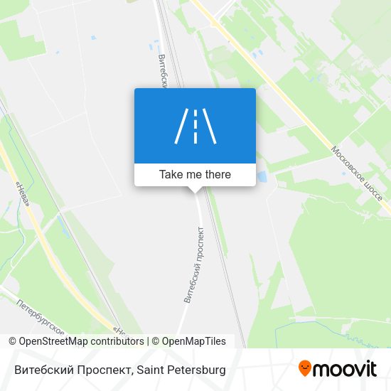 Витебский Проспект map