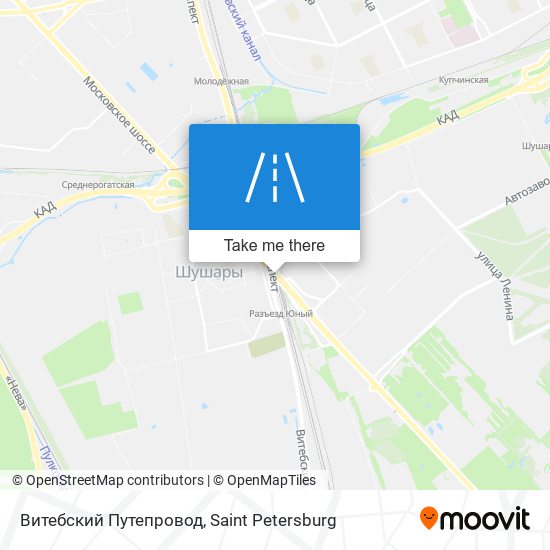 Витебский Путепровод map