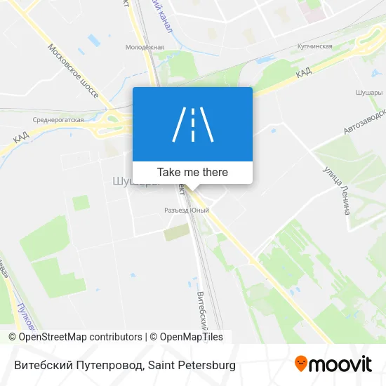 Витебский Путепровод map