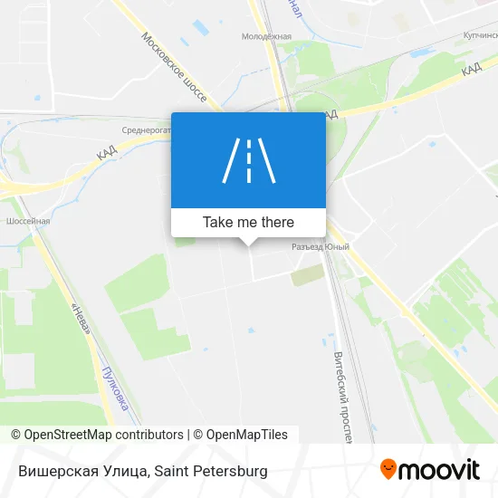 Вишерская Улица map