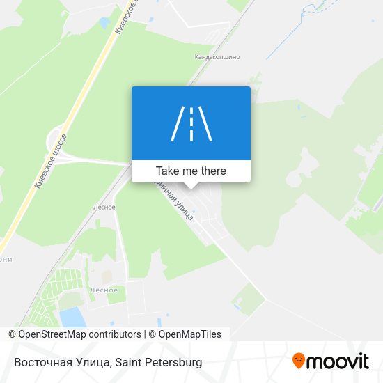 Восточная Улица map