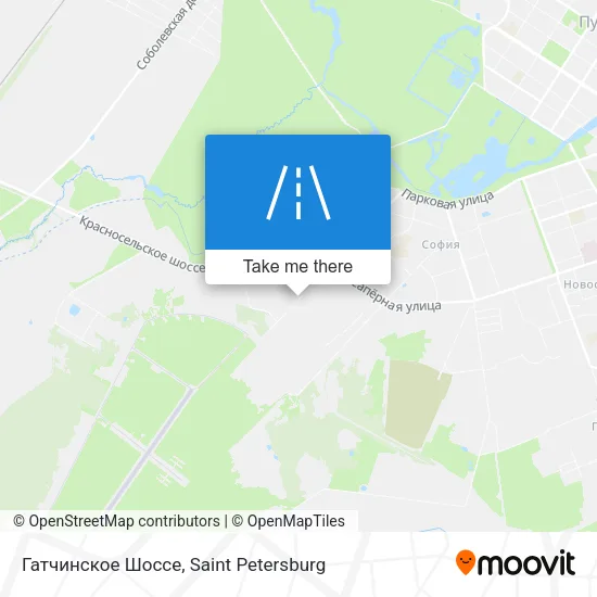 Гатчинское Шоссе map