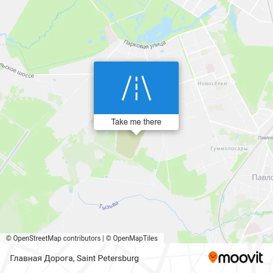 Главная Дорога map