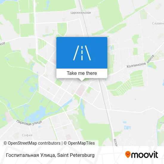 Госпитальная Улица map