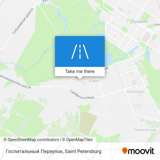 Госпитальный Переулок map