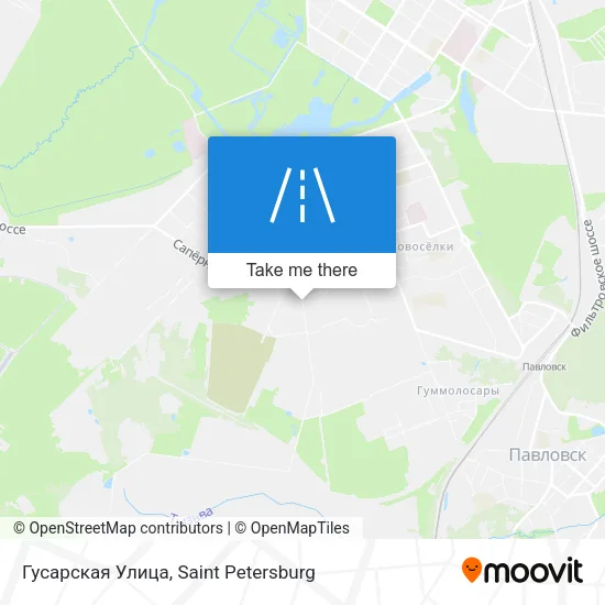 Гусарская Улица map