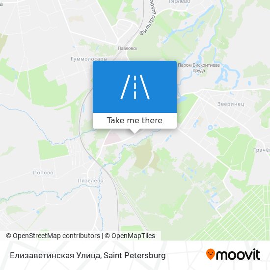 Елизаветинская Улица map