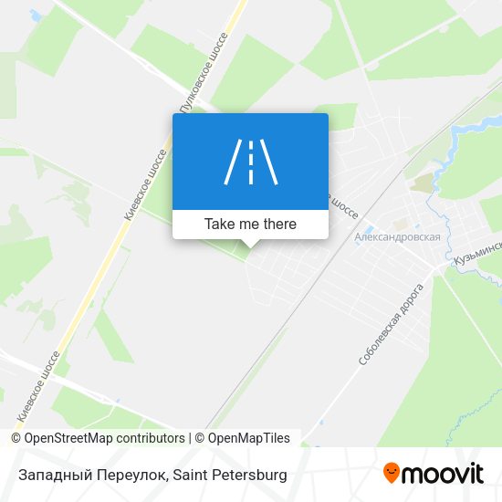 Западный Переулок map