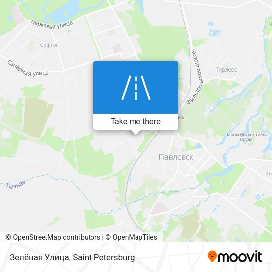 Зелёная Улица map