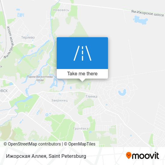 Ижорская Аллея map