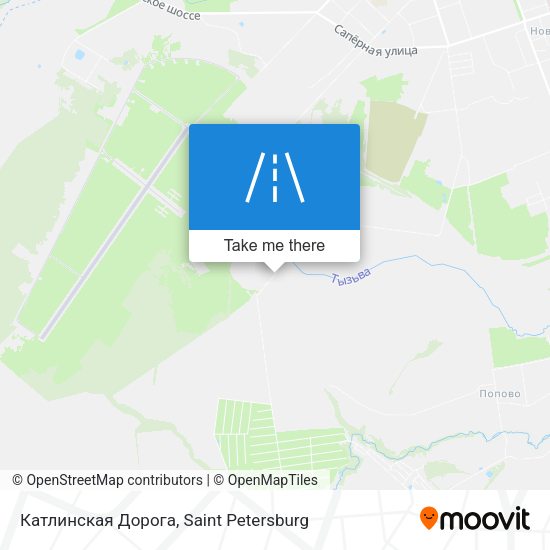 Катлинская Дорога map