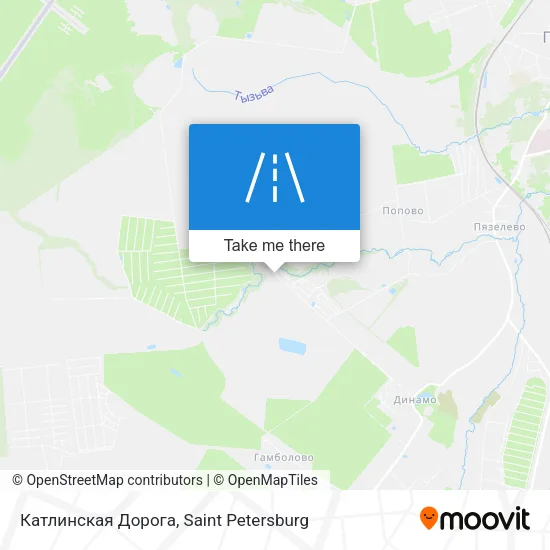 Катлинская Дорога map