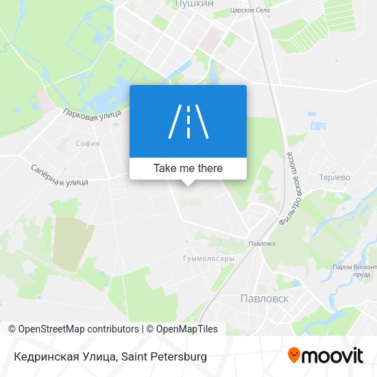 Кедринская Улица map
