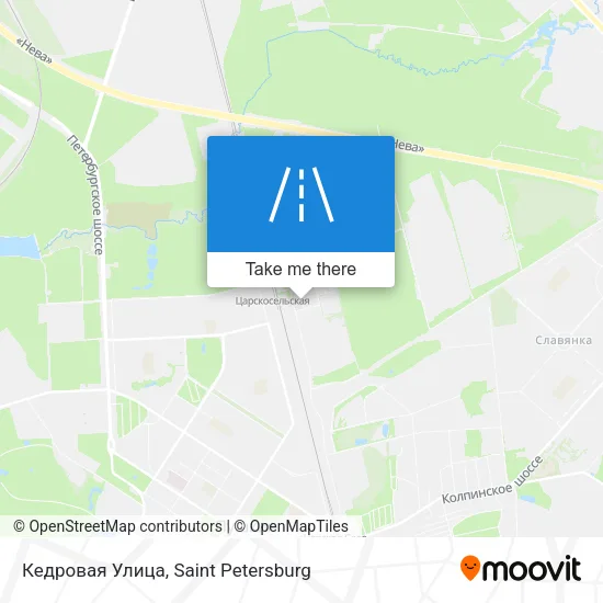 Кедровая Улица map