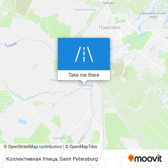 Коллективная Улица map