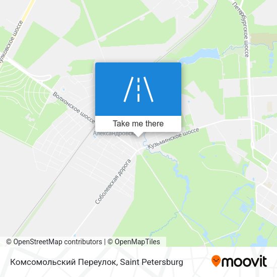 Комсомольский Переулок map
