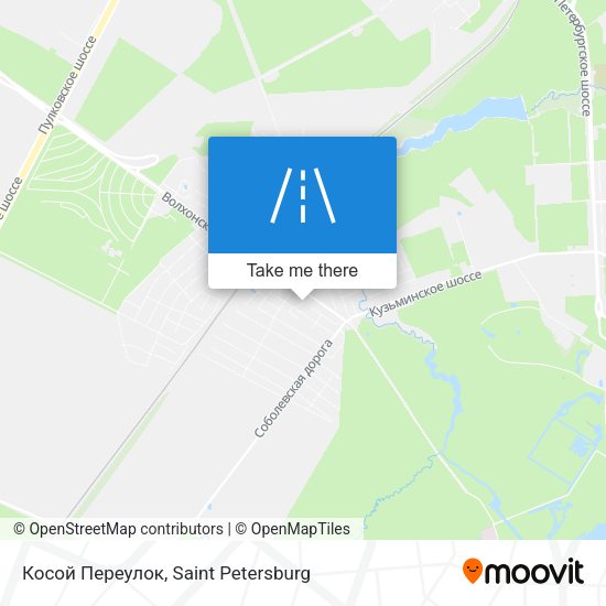 Косой Переулок map