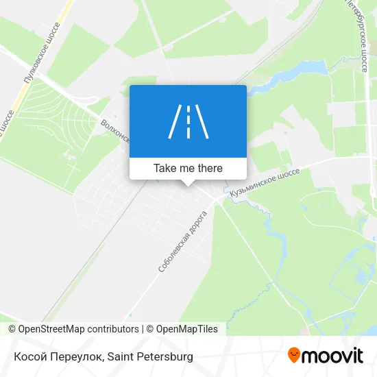 Косой Переулок map