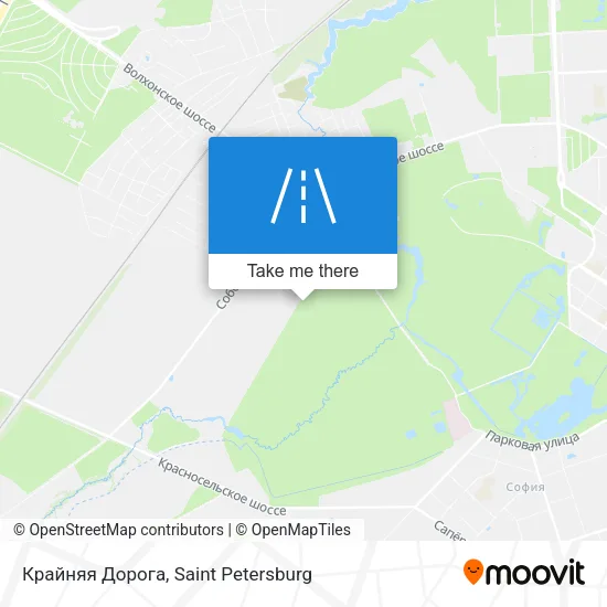 Крайняя Дорога map