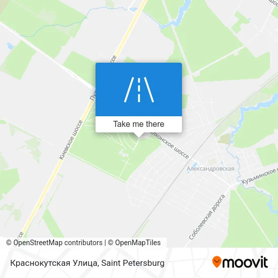 Краснокутская Улица map