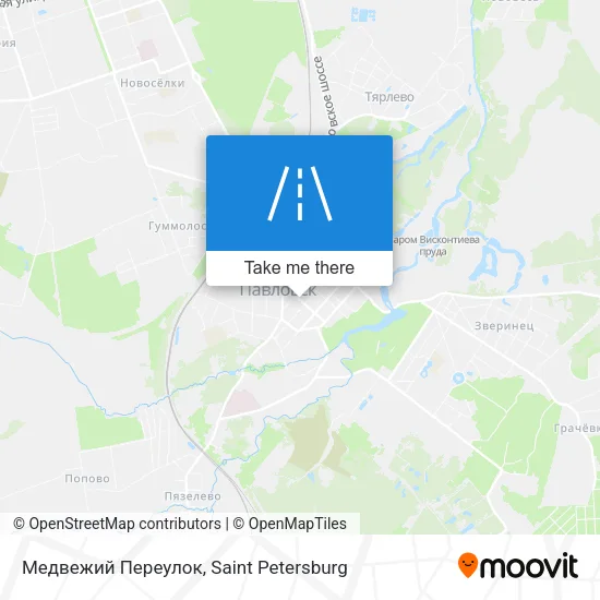 Медвежий Переулок map