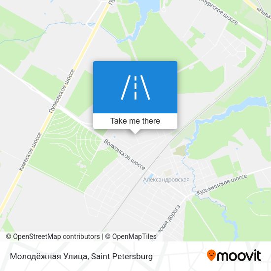 Молодёжная Улица map