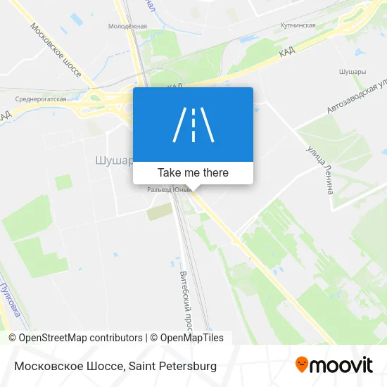 Московское Шоссе map