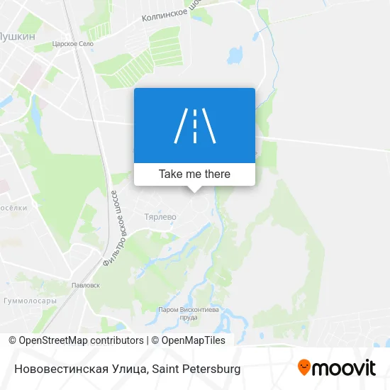 Нововестинская Улица map