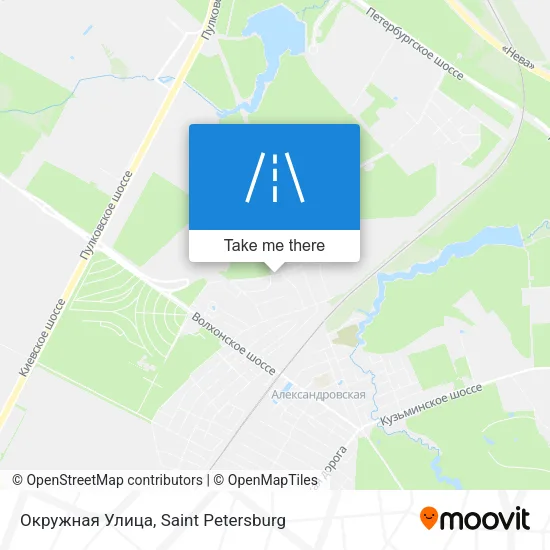 Окружная Улица map