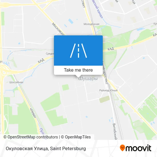 Окуловская Улица map