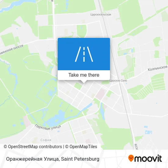 Оранжерейная Улица map