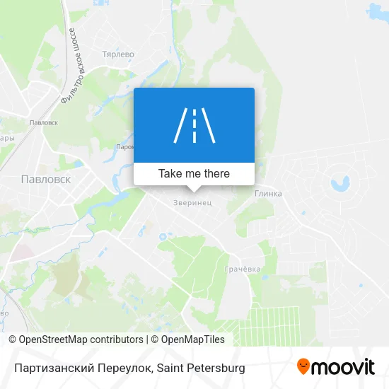 Партизанский Переулок map