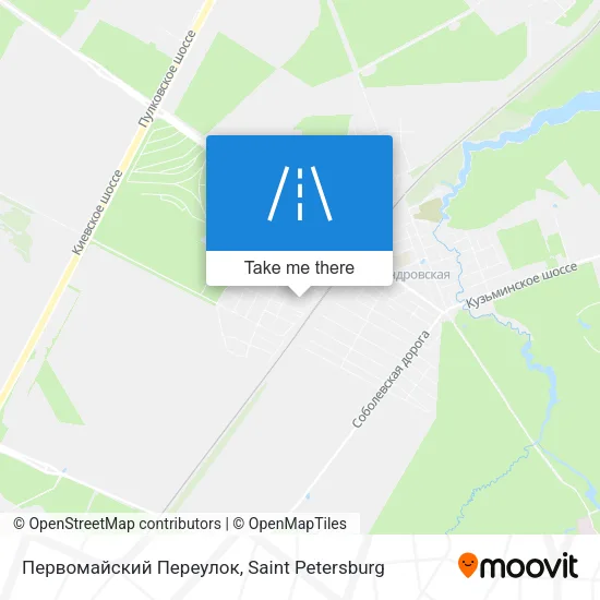 Первомайский Переулок map