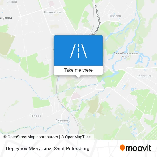 Переулок Мичурина map