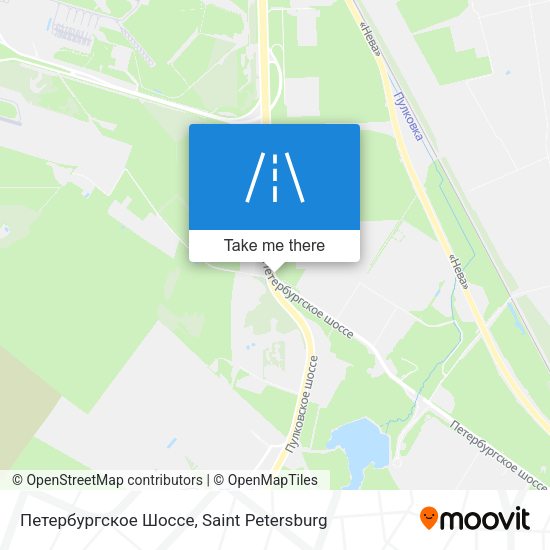 Петербургское Шоссе map