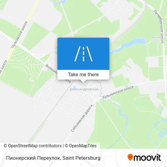 Пионерский Переулок map