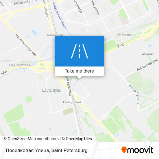 Поселковая Улица map