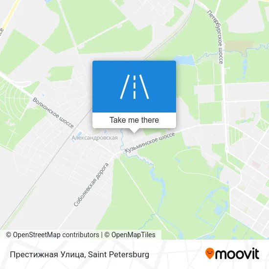 Престижная Улица map