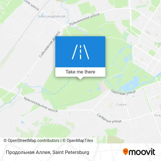 Продольная Аллея map