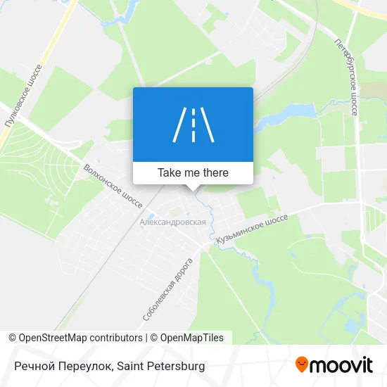 Речной Переулок map