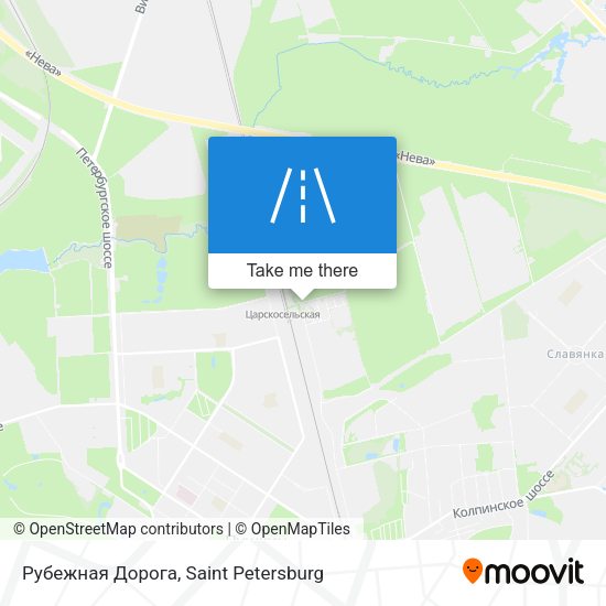 Рубежная Дорога map