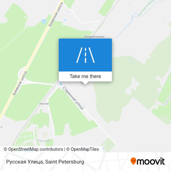 Русская Улица map