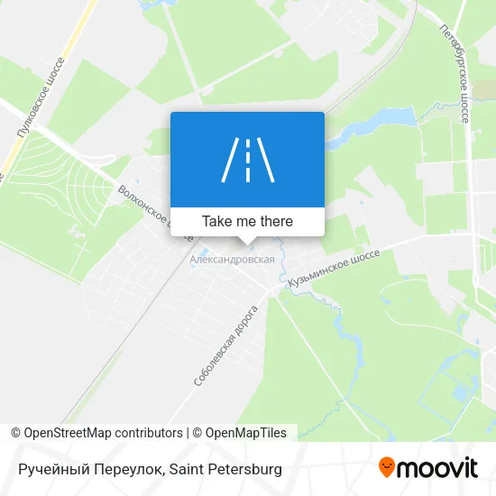 Ручейный Переулок map