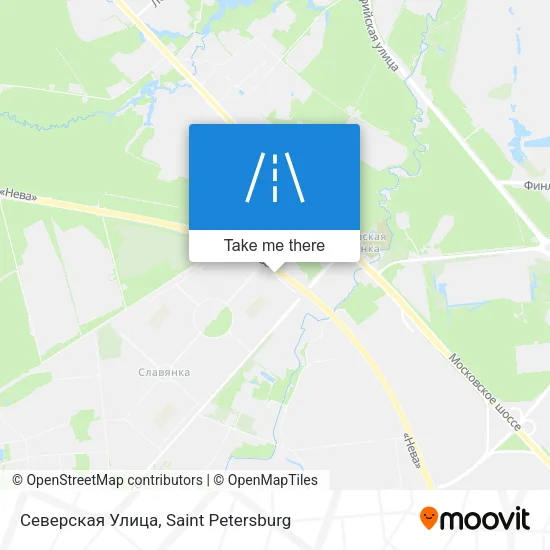 Северская Улица map