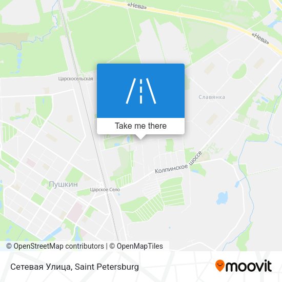 Сетевая Улица map
