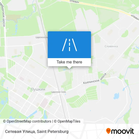 Сетевая Улица map