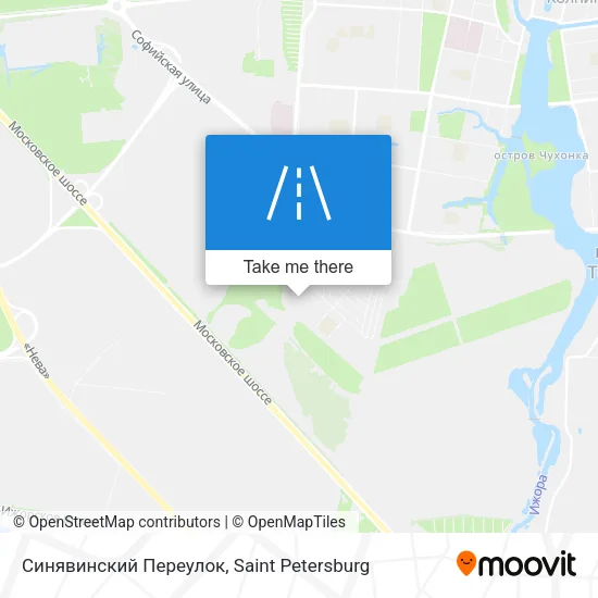 Синявинский Переулок map