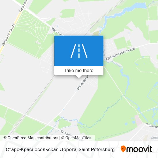 Старо-Красносельская Дорога map